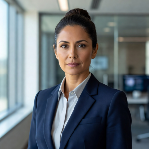 Portrait of Elena Vasquez, Head of Operations at DeepCurrent