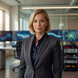 Portrait of Nadia Strand, Co-Founder and CEO of DeepCurrent